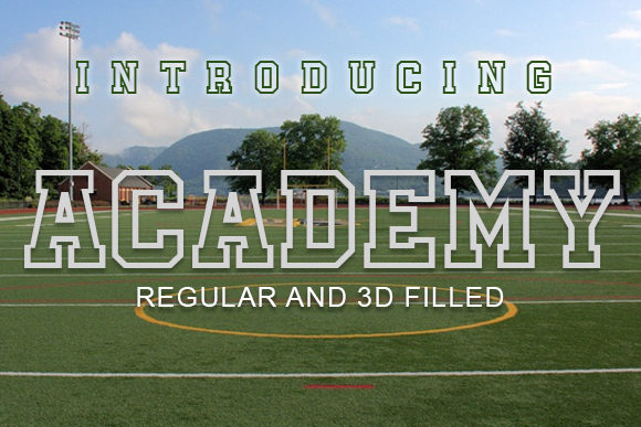 Academy Display Font: A Bold Choice for Creative Makers