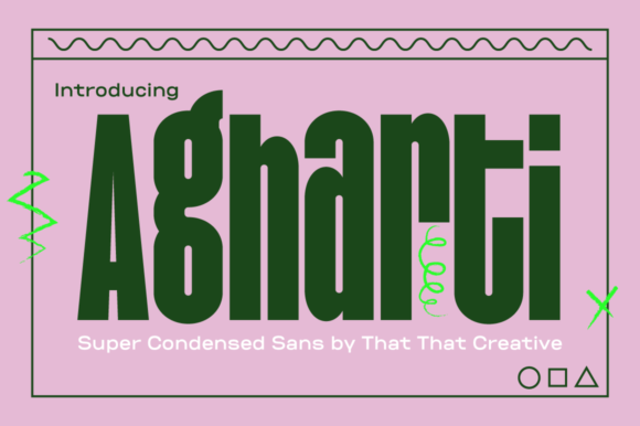 Agharti: The Bold Display Font for Handmade Brands