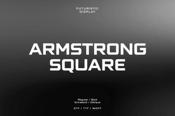 Armstrong Square: A Bold Display Typeface for Modern Editorial Design