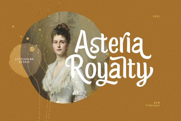 Asteria Royalty: The Vintage Display Font for Campaign Headlines