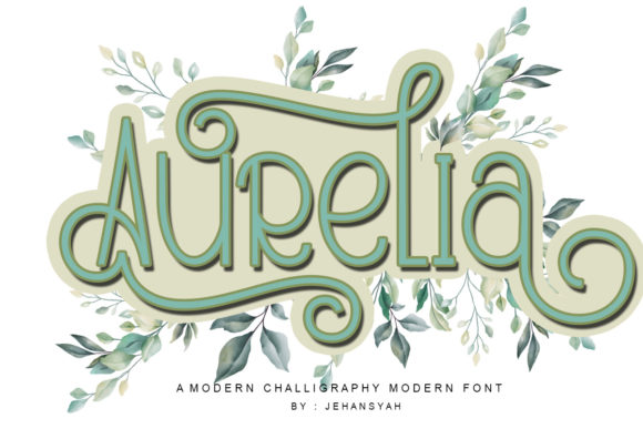 Aurelia: The Organic Display Font for Elegant Branding