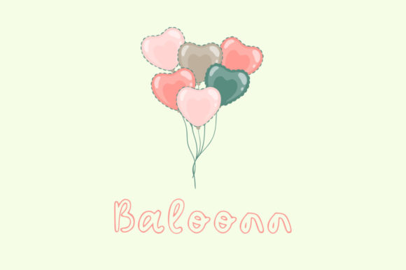 Baloonn: The Playful Display Font for Handmade Products