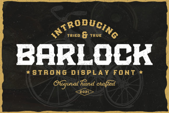 Barlock: The Bold Display Font for High-Impact Campaigns