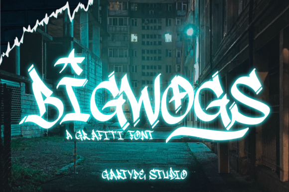 Bigwogs: The Ultimate Graffiti Display Font for Bold Projects