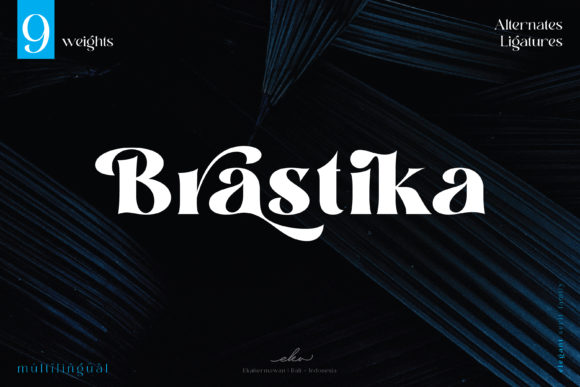 Brastika: A Bold Display Font for Modern Editorial Design