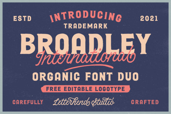 Broadley: The Vintage Display Font for Authentic Branding