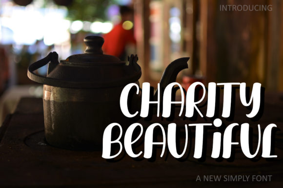 Charity Beautiful: The Bold Display Font for Polished Brand Identity