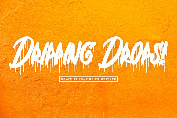 Dripping Drops: The Urban Display Font for Bold Designs