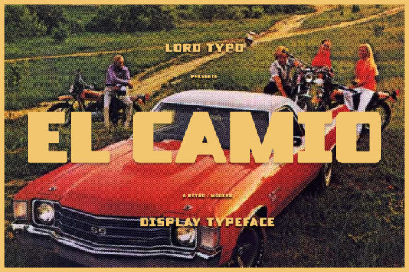 El Camio: The Perfect Retro Display Font for Crafters