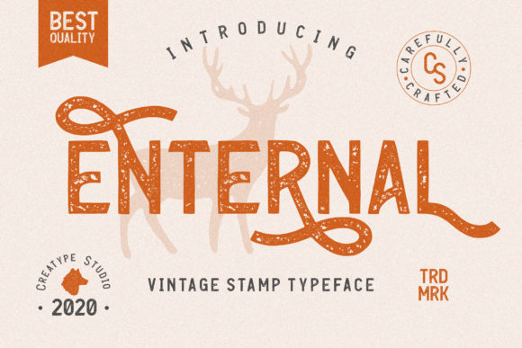 Enternal: The Vintage Display Font for Memorable Branding
