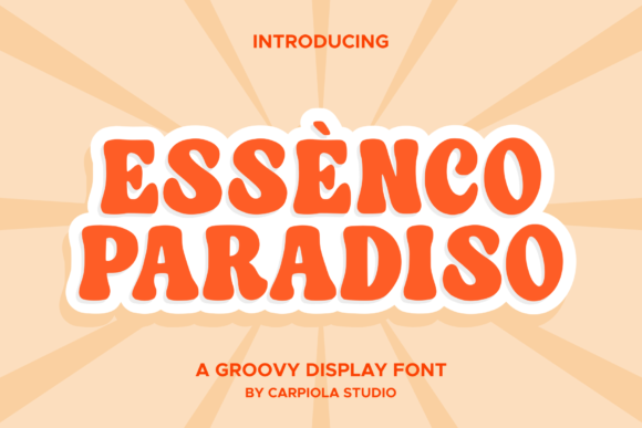 Essenco Paradiso: The Ultimate Retro Display Font for Your Next Project
