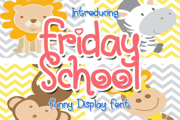 Friday School: The Perfect Display Font for Playful Web Design