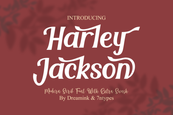 Harley Jackson: The Modern Display Font for Handmade Creators