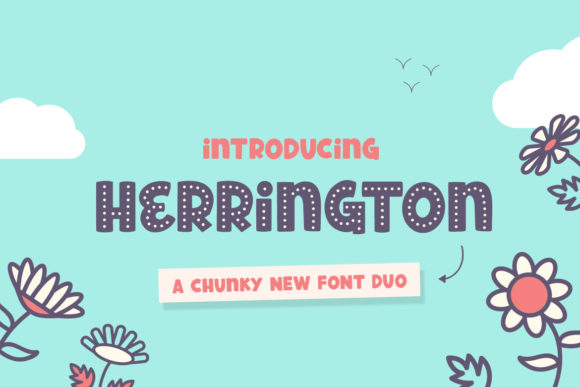 Herrington: The Bold Display Duo Font for Digital Branding