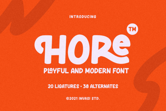 Hore: A Vintage Display Typeface for Modern Campaigns