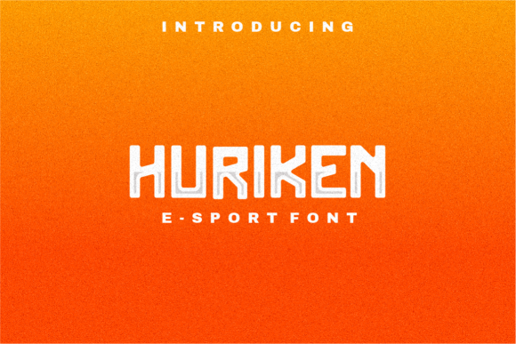 Huriken: A Bold Display Typeface for Creative Makers