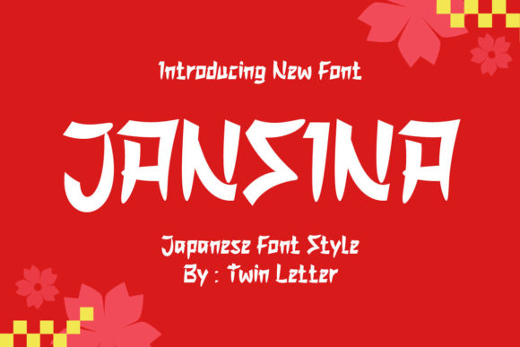 Jansina: The Perfect Japanese-Style Display Font for Your Craft Projects