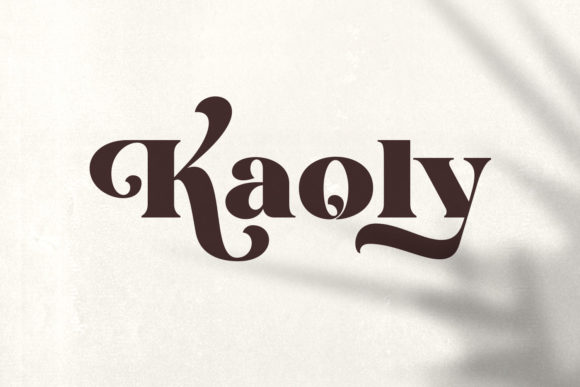 Kaoly: The Elegant Display Font for Modern Campaigns