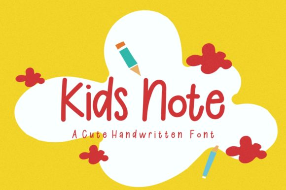 Kids Note: The Playful Display Font for Creative Product Makers