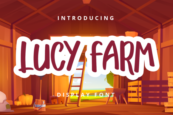 Lucy Farm: A Quirky Display Font for Creative Branding