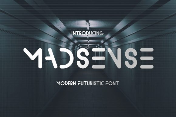 Madsense: The Modern Display Font for Futuristic Web Design