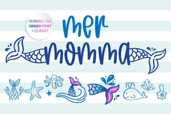 Mer Momma: The Sweet Handwritten Display Font for Modern Web Design