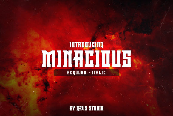 Minacious: A Distinct Display Font for Editorial Design