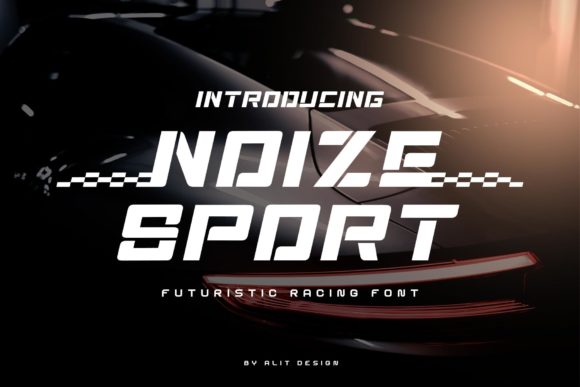 Noize Sport: The Bold Typeface for Racing-Themed Crafts
