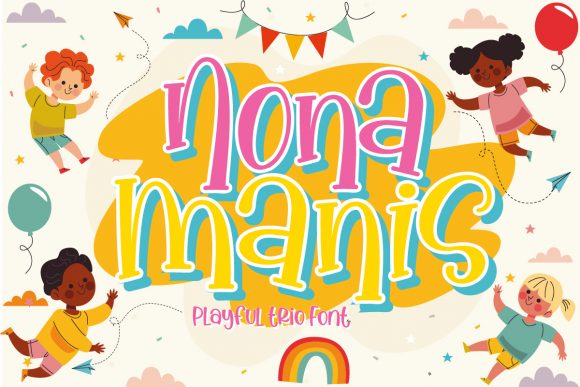 Nona Manis: A Sweet Display Typeface for Playful Branding