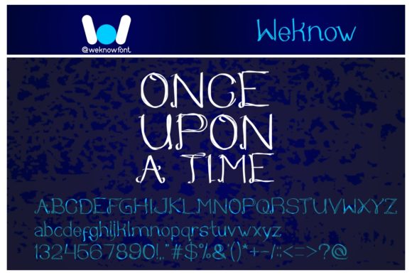 Once Upon a Time: A Charming Display Font for Editorial Design