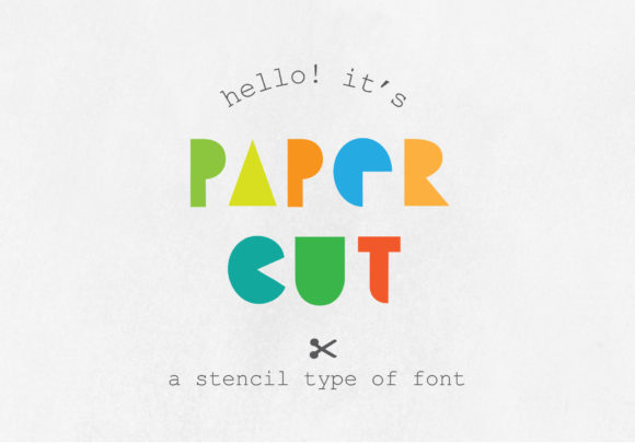 Paper Cut: The Geometric Display Font for Modern Campaigns