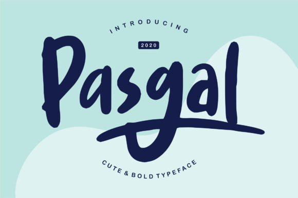 Pasgal: The Cute Display Font for Trendy Brand Identity