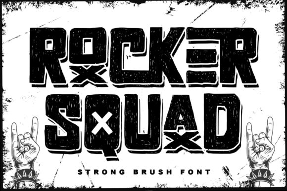 Rocker Squad: The Street Art Display Typeface for Bold Campaigns