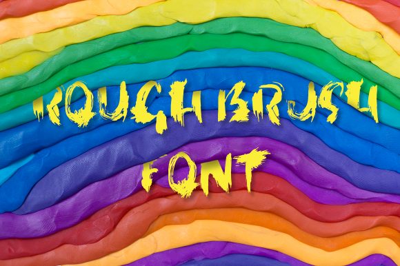 Rough Brush: The Perfect Display Typeface for Handmade Brands