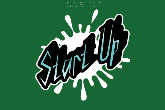 Start Up: A Unique Display Font for Creative Web and Print Projects