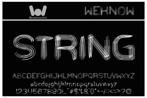 String and Wire: The Unique Display Font for Small Business Branding