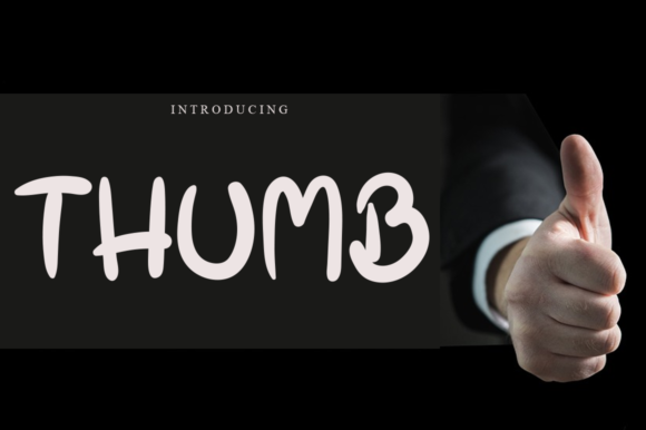 Thumb: A Bold Display Font for Modern Editorial Design