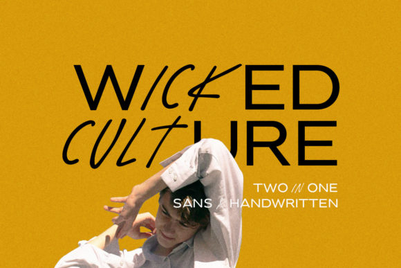 Wicked Culture: A Modern Display Font for Bold Editorial Design