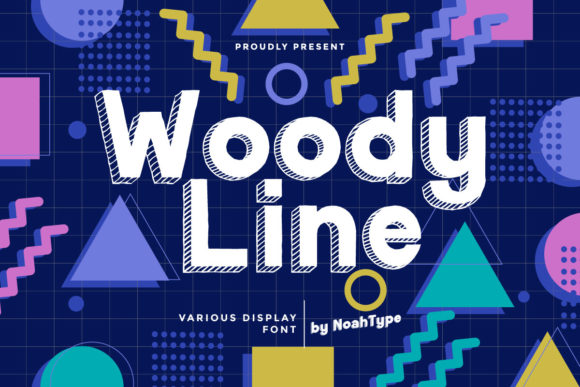 Woody Line: The Ultimate Comic Display Font