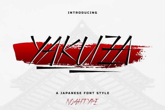 Yakuza Brush Display Font for Authentic Branding