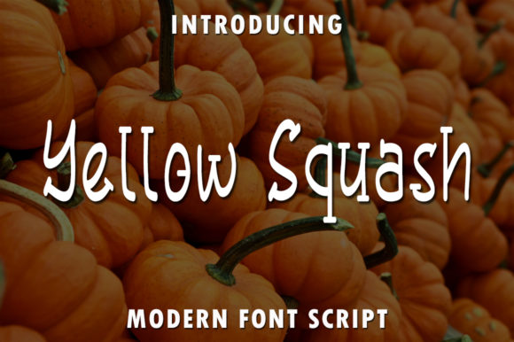Yellow Squash: The Quirky Display Font for Memorable Branding