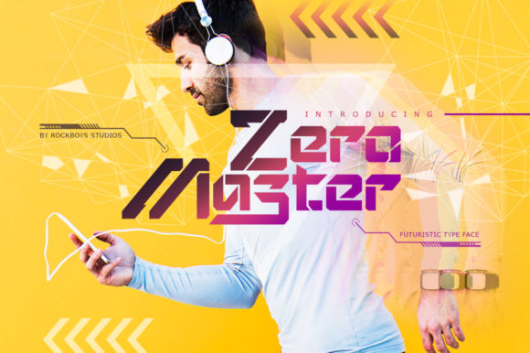 Zero Master: A Modern Display Typeface for High-Impact Digital Design